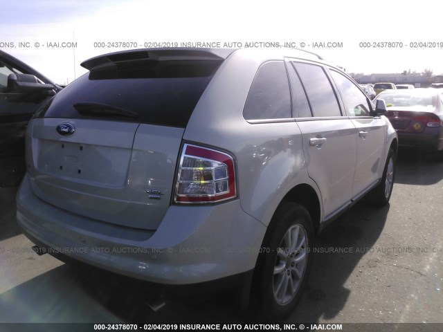 2FMDK48C27BA99569 - 2007 FORD EDGE SEL SILVER photo 4