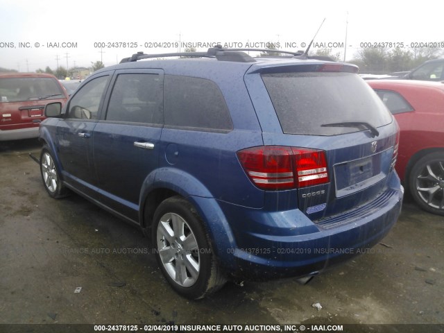 3D4PG5FV2AT108010 - 2010 DODGE JOURNEY SXT BLUE photo 3