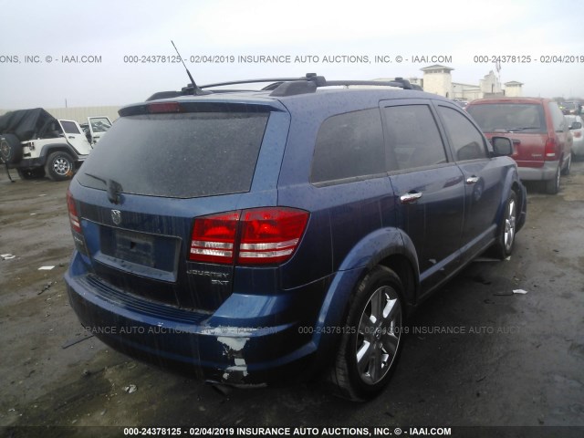 3D4PG5FV2AT108010 - 2010 DODGE JOURNEY SXT BLUE photo 4