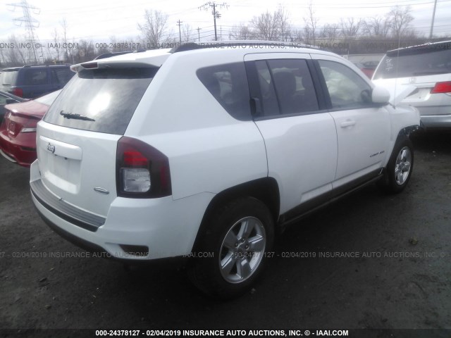 1C4NJCEA6GD665848 - 2016 JEEP COMPASS LATITUDE WHITE photo 4