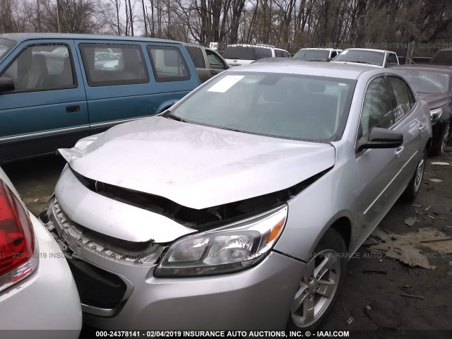 1G11B5SL7EF267474 - 2014 CHEVROLET MALIBU LS SILVER photo 2