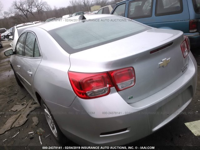 1G11B5SL7EF267474 - 2014 CHEVROLET MALIBU LS SILVER photo 3