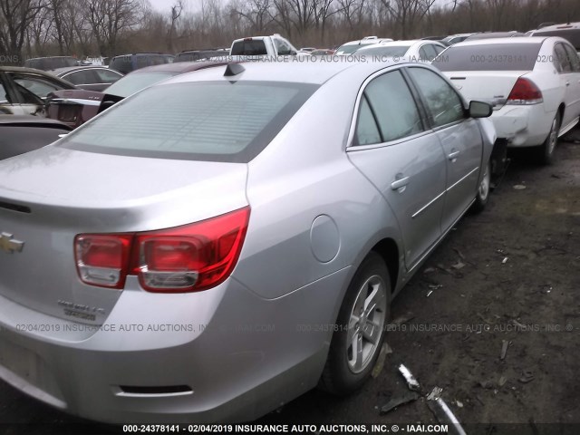 1G11B5SL7EF267474 - 2014 CHEVROLET MALIBU LS SILVER photo 4