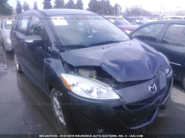 JM1CW2DL6D0155167 - 2013 MAZDA 5 GRAY photo 1