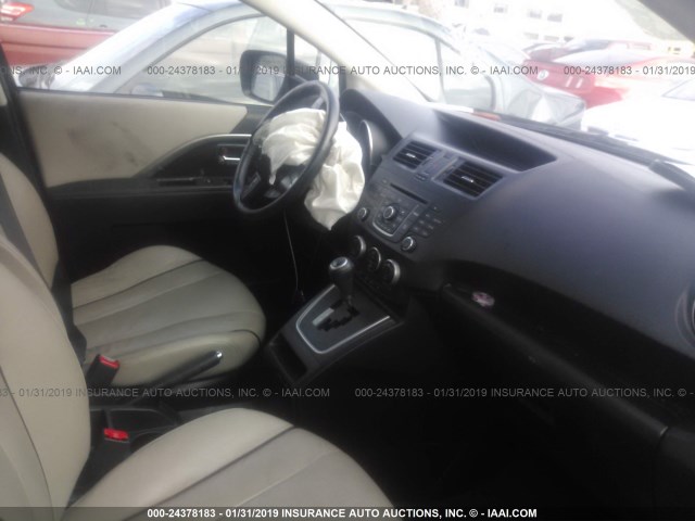 JM1CW2DL6D0155167 - 2013 MAZDA 5 GRAY photo 5