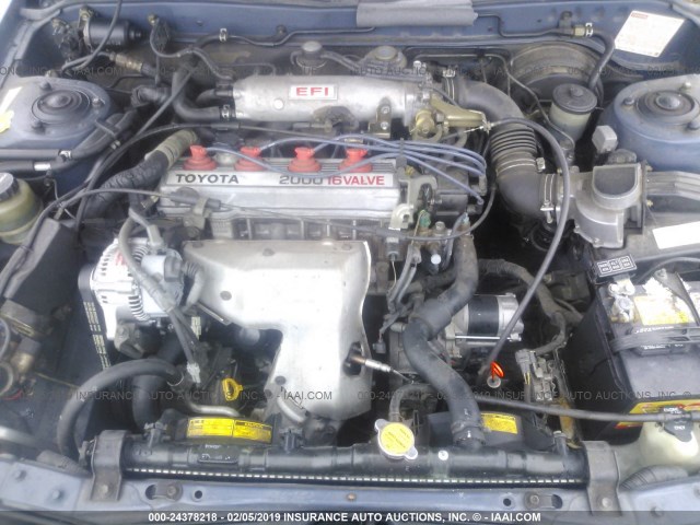 JT2SV21E2M3456711 - 1991 TOYOTA CAMRY DLX ლურჯი ფოტო 10