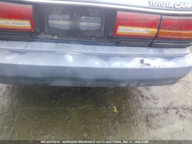 JT2SV21E2M3456711 - 1991 TOYOTA CAMRY DLX ლურჯი ფოტო 6