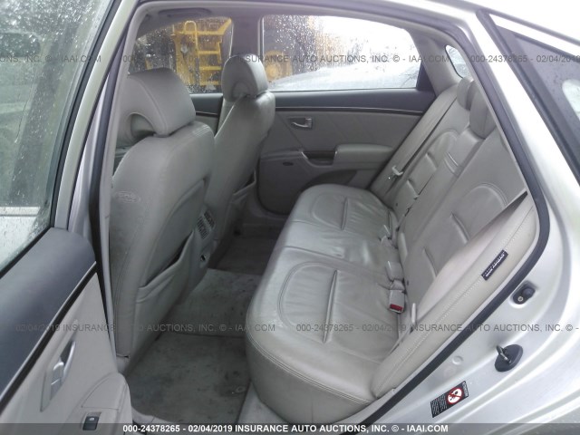 KMHFC46F77A164818 - 2007 HYUNDAI AZERA SE/LIMITED SILVER photo 8