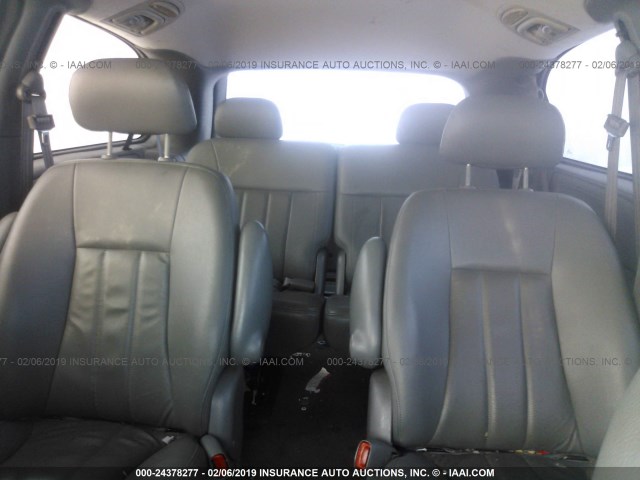 2C4GP54L14R509599 - 2004 CHRYSLER TOWN & COUNTRY TOURING SILVER photo 8