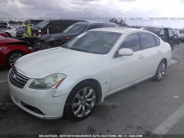 JNKAY01E97M308079 - 2007 INFINITI M35 SPORT WHITE photo 2