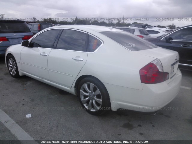 JNKAY01E97M308079 - 2007 INFINITI M35 SPORT WHITE photo 3