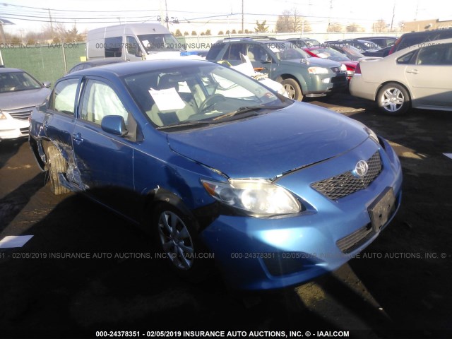 2T1BU4EEXAC271891 - 2010 TOYOTA COROLLA S/LE/XLE BLUE photo 1