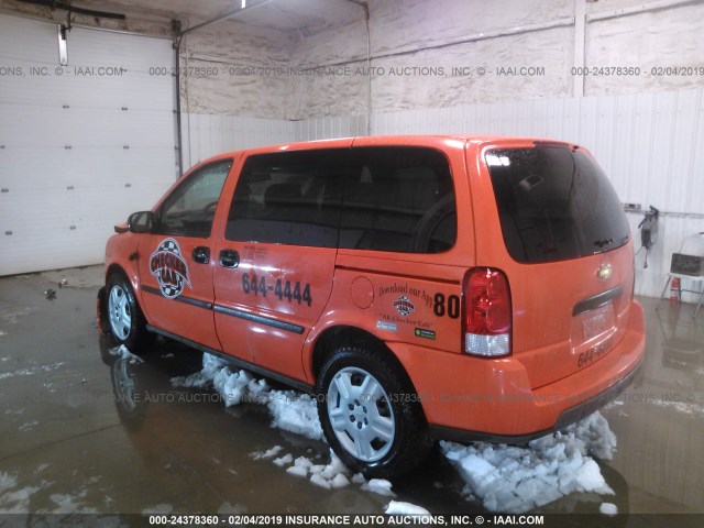 1GNDU23W58D182548 - 2008 CHEVROLET UPLANDER LS ORANGE photo 3