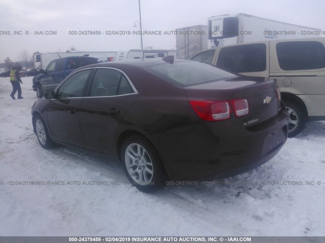 1G11C5SA7GF111059 - 2016 CHEVROLET MALIBU LIMITED LT MAROON photo 3