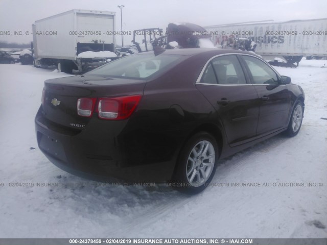 1G11C5SA7GF111059 - 2016 CHEVROLET MALIBU LIMITED LT MAROON photo 4