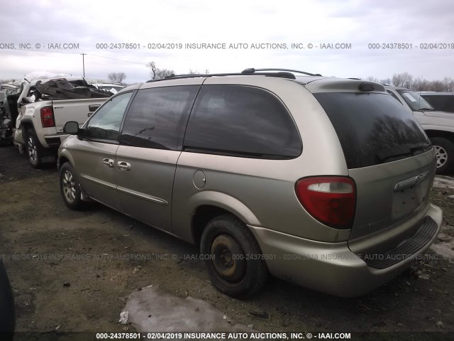 2C8GP74LX3R170740 - 2003 CHRYSLER TOWN & COUNTRY EX GOLD photo 3