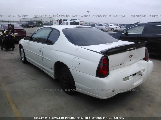 2G1WX12K049247761 - 2004 CHEVROLET MONTE CARLO SS თეთრი ფოტო 3