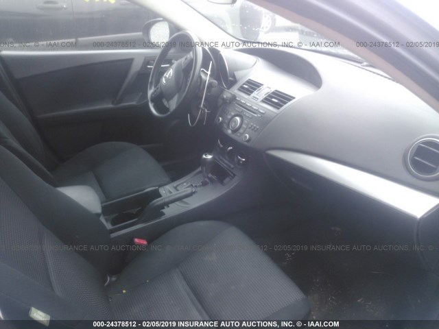 JM1BL1UP5D1771213 - 2013 MAZDA 3 I SILVER photo 5