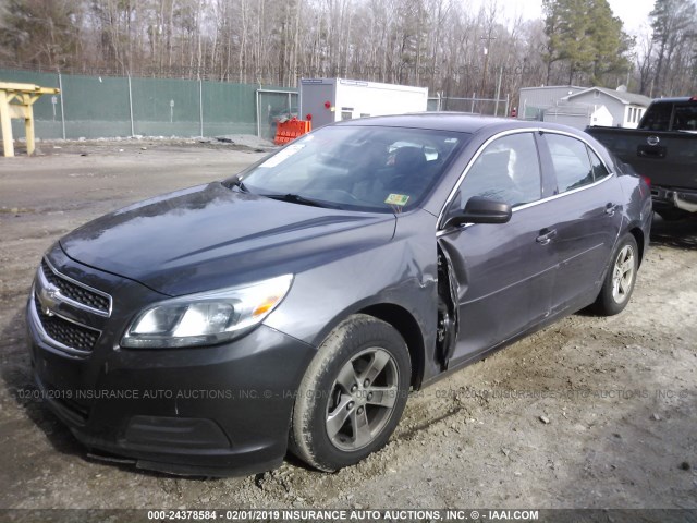 1G11B5SA7DF339111 - 2013 CHEVROLET MALIBU LS Dark Brown photo 2