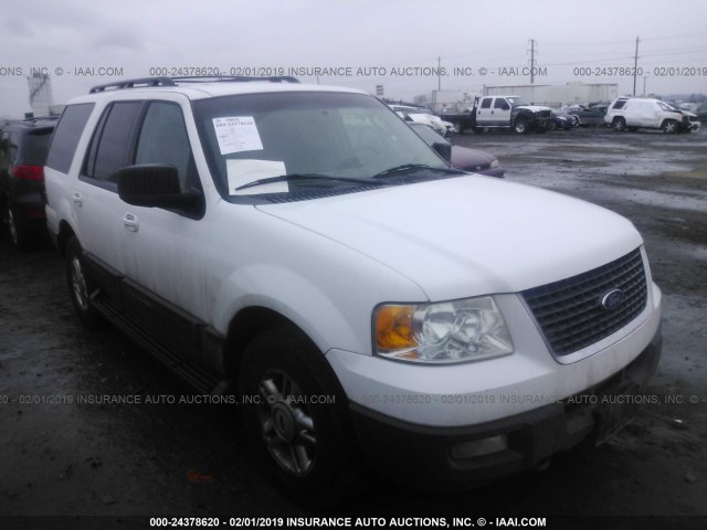 1FMPU16585LA52506 - 2005 FORD EXPEDITION XLT WHITE photo 1