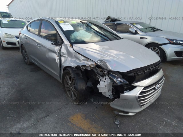 5NPD84LFXHH018585 - 2017 HYUNDAI ELANTRA SE/VALUE/LIMITED SILVER photo 1