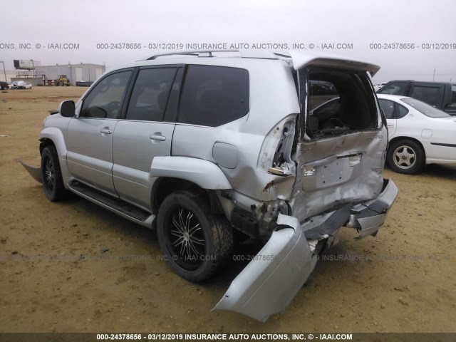 JTJBT20X470140214 - 2007 LEXUS GX 470 SILVER photo 3