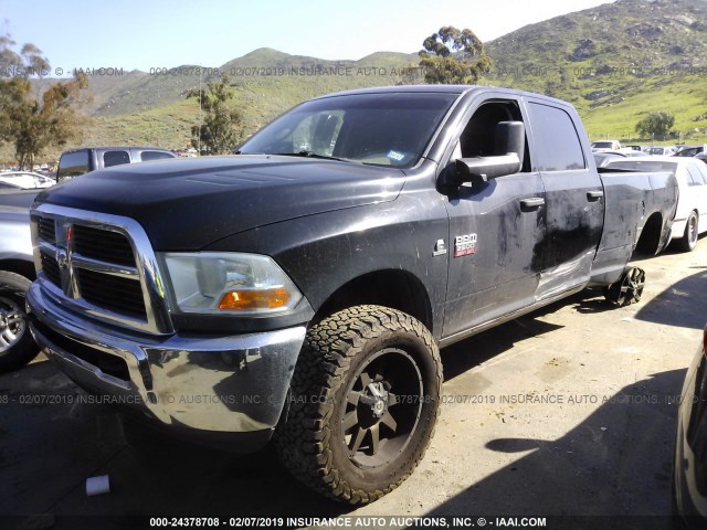 3D7UT2CL7BG507301 - 2011 DODGE RAM 2500 BLACK photo 2