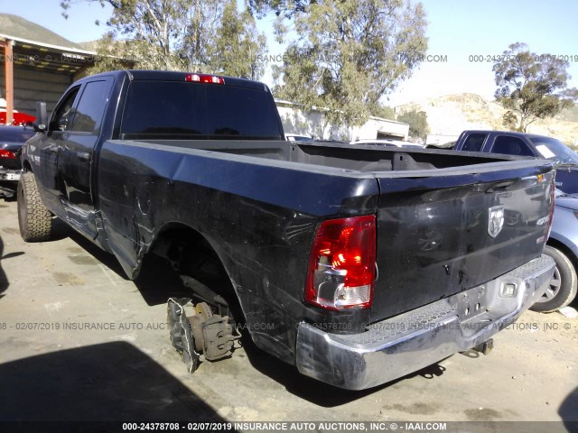 3D7UT2CL7BG507301 - 2011 DODGE RAM 2500 BLACK photo 3