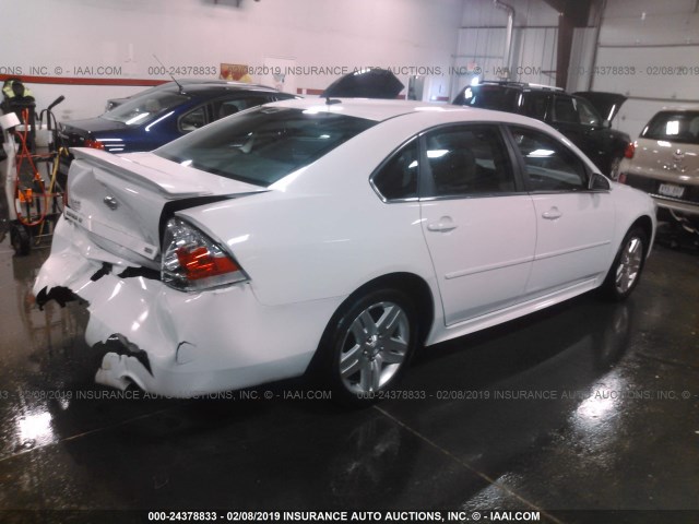 2G1WB5E36F1144680 - 2015 CHEVROLET IMPALA LIMITED LT WHITE photo 4