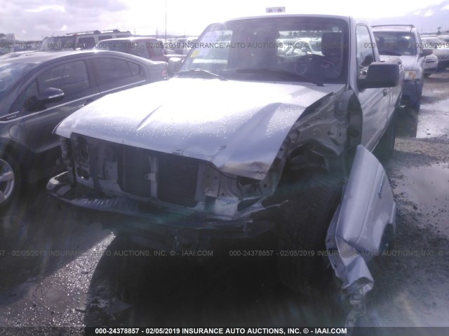 1FTKR1AD9BPA18710 - 2011 FORD RANGER SILVER photo 6