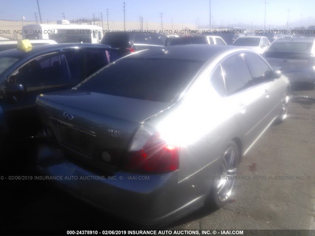 JNKBY01E36M204030 - 2006 INFINITI M45 SPORT SILVER photo 4