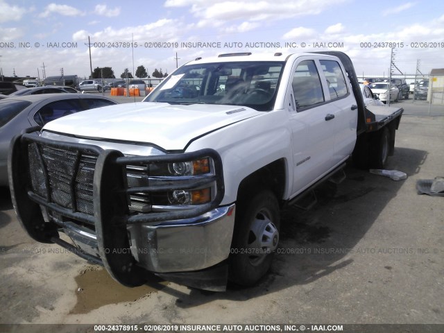 1GB4KYC89FF541327 - 2015 CHEVROLET SILVERADO K3500 WHITE photo 2