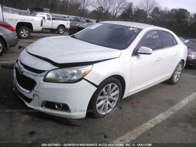 1G11E5SL4EF286023 - 2014 CHEVROLET MALIBU 2LT WHITE photo 2