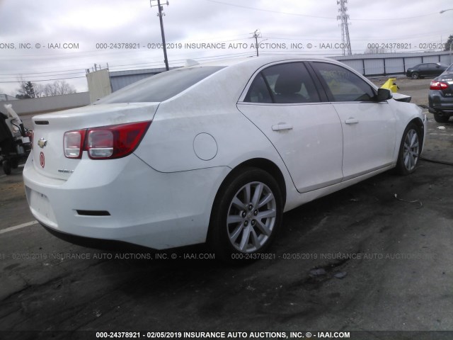 1G11E5SL4EF286023 - 2014 CHEVROLET MALIBU 2LT WHITE photo 4