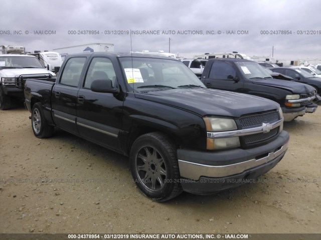 2GCEC13T651127159 - 2005 CHEVROLET SILVERADO C1500 BLACK photo 1