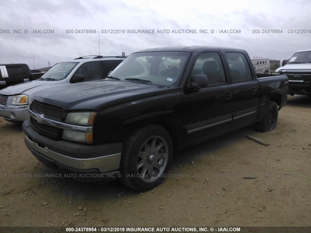 2GCEC13T651127159 - 2005 CHEVROLET SILVERADO C1500 BLACK photo 2