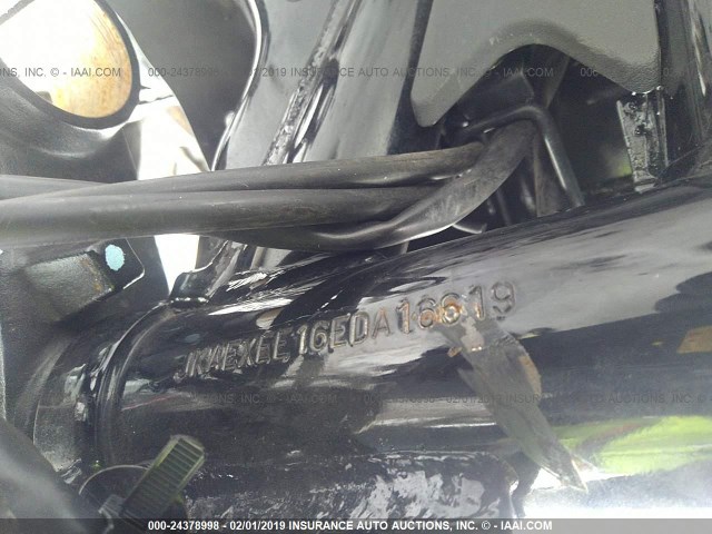 JKAEXEE16EDA16619 - 2014 KAWASAKI EX650 E BLACK photo 10