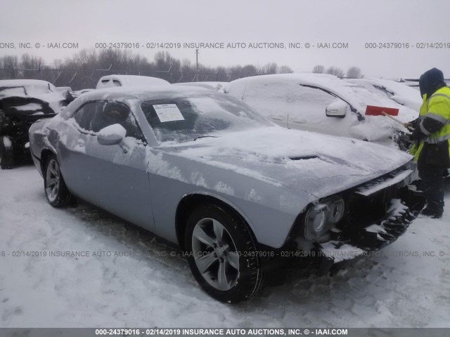 2C3CDZAG0FH720795 - 2015 DODGE CHALLENGER SXT GRAY photo 1