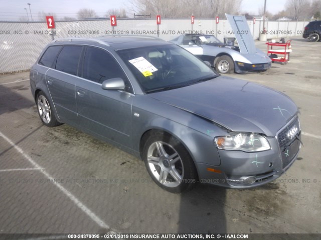 WAUKF78E45A540319 - 2005 AUDI A4 2.0T AVANT QUATTRO GRAY photo 1