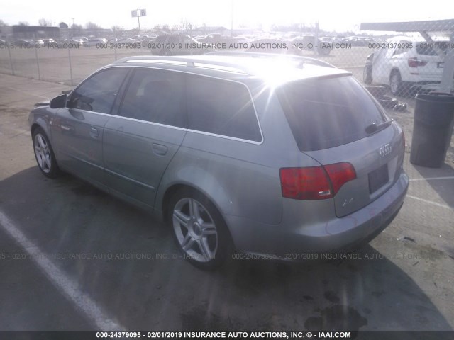 WAUKF78E45A540319 - 2005 AUDI A4 2.0T AVANT QUATTRO GRAY photo 3