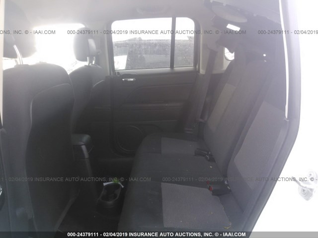 1C4NJPFB4ED868829 - 2014 JEEP PATRIOT LATITUDE WHITE photo 8