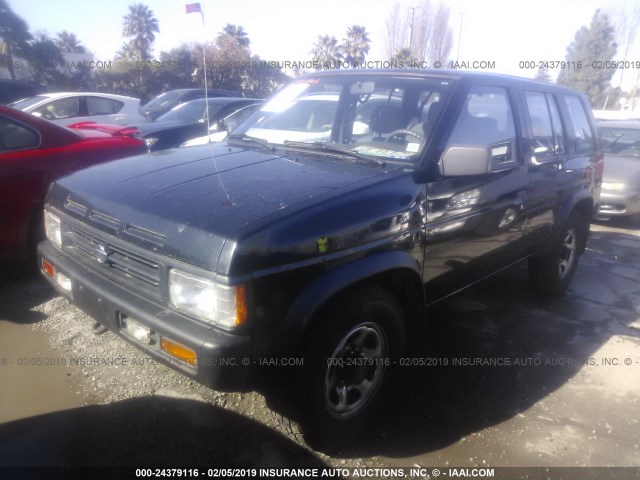 JN8HD17Y4RW248954 - 1994 NISSAN PATHFINDER LE/SE/XE BLACK photo 2