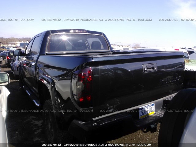 5TFAW5F19EX343839 - 2014 TOYOTA TUNDRA CREWMAX PLATINUM BLACK photo 3