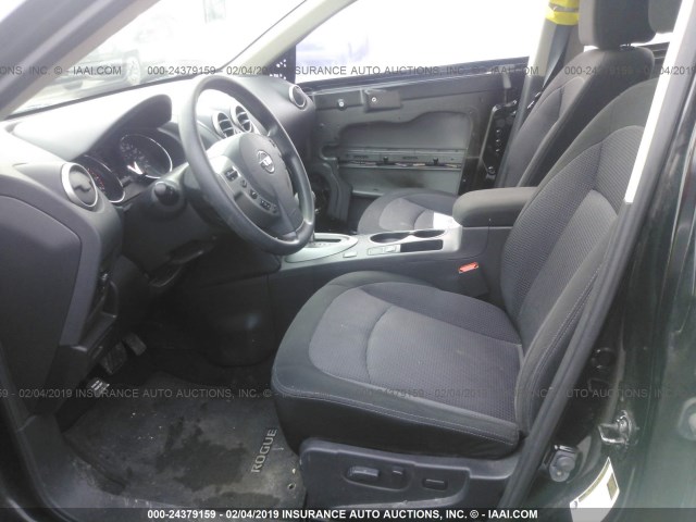 JN8AS5MV7CW352743 - 2012 NISSAN ROGUE S/SV BLACK photo 5