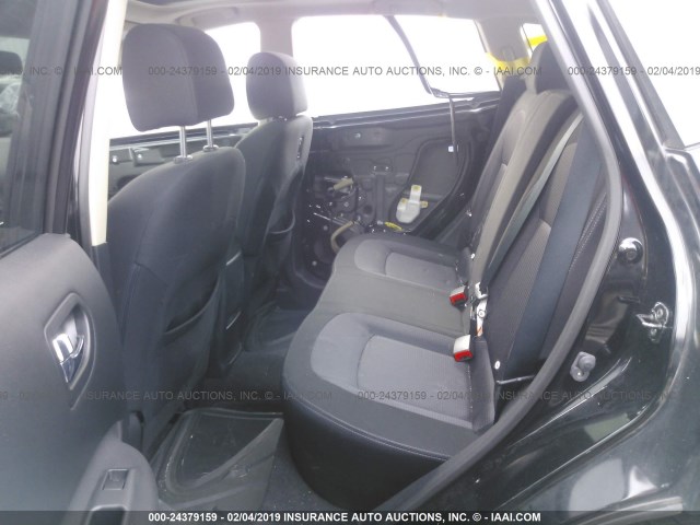 JN8AS5MV7CW352743 - 2012 NISSAN ROGUE S/SV BLACK photo 8