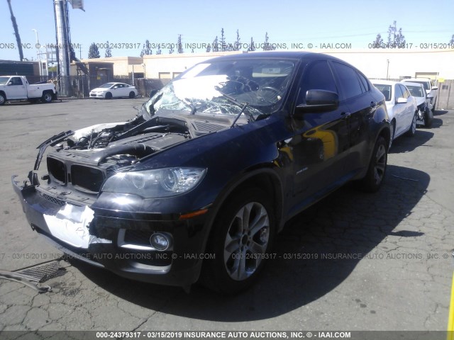 5UXFG2C5XE0K41157 - 2014 BMW X6 XDRIVE35I BLACK photo 2