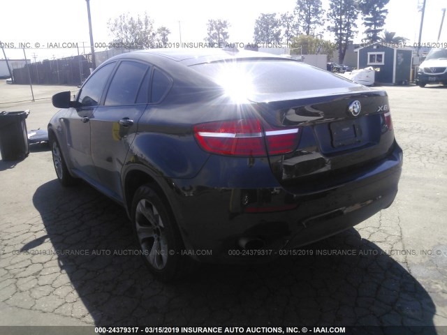 5UXFG2C5XE0K41157 - 2014 BMW X6 XDRIVE35I BLACK photo 3
