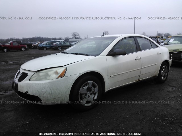 1G2ZF57B084116950 - 2008 PONTIAC G6 VALUE LEADER/BASE WHITE photo 2