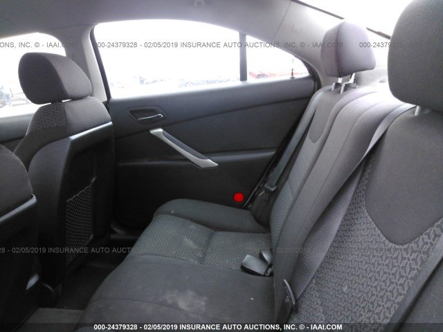 1G2ZF57B084116950 - 2008 PONTIAC G6 VALUE LEADER/BASE WHITE photo 8