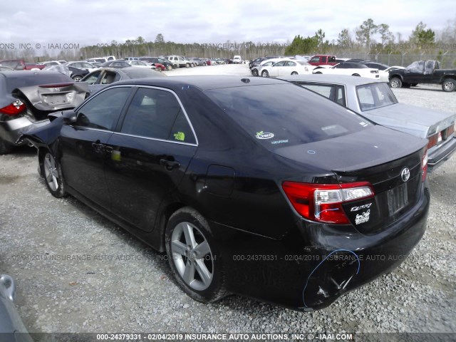 4T1BF1FK5CU094424 - 2012 TOYOTA CAMRY SE/LE/XLE 黑色 照片 3